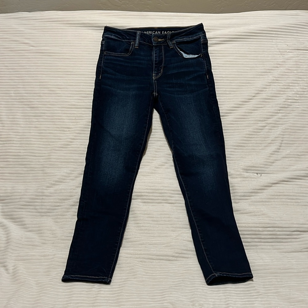American Eagle Women’s Size 6 (Short) Ne(x)t Level Stretch Jeggings Dark Wash